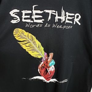 Gildan Shirts Seether Words As Weapons Graphic Band Tee Poshmark seether words as weapons graphic band tee